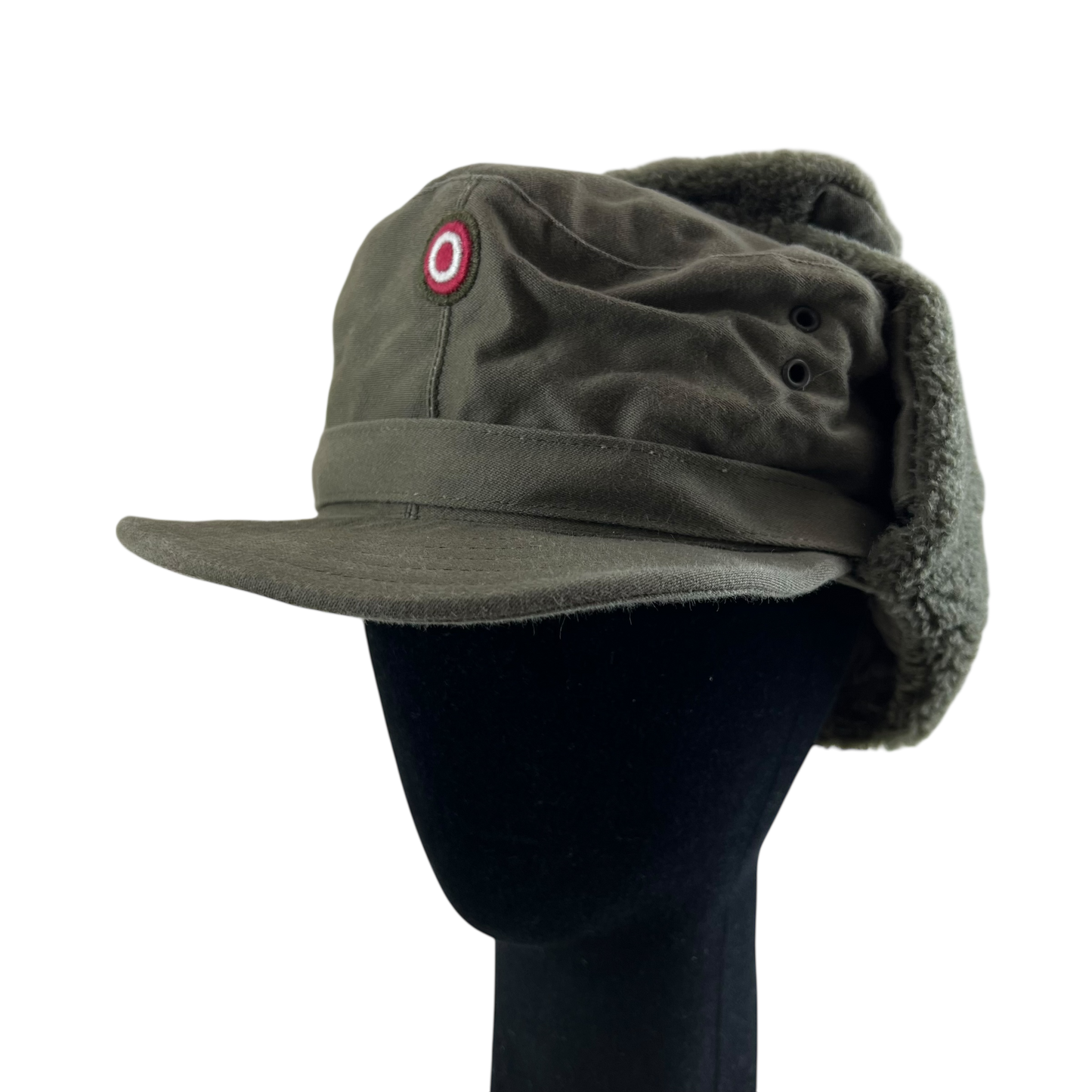 Austrian Army Olive Drab Cold Weather Trapper Cap - Medium 57cm