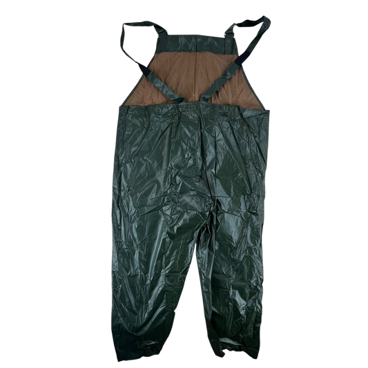 Czechoslovak Army Waterproof Bibbed Overalls - W48 L30