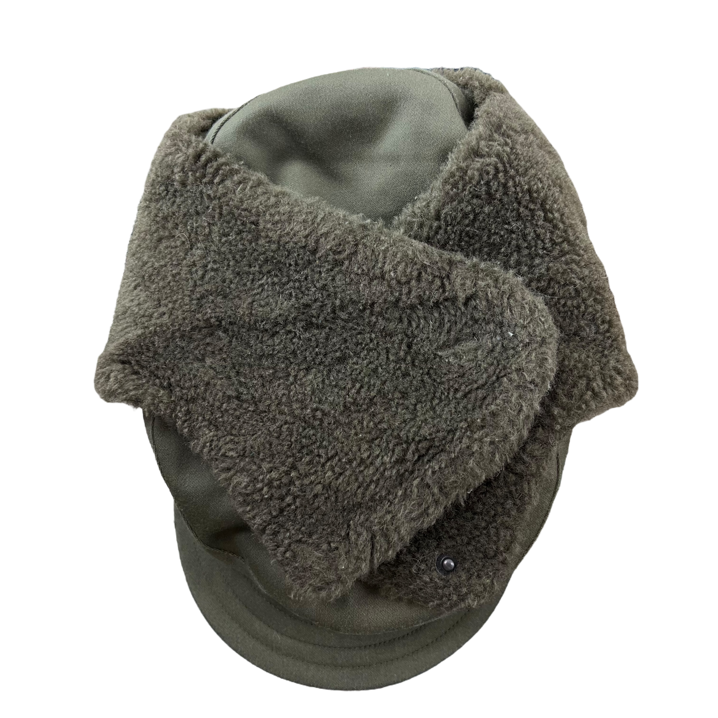 Austrian Army Olive Drab Cold Weather Trapper Cap - Medium 58cm