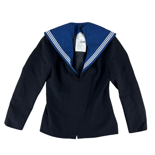 British Royal Navy Women's Class II Jumper Sailor's Top - Small 88RP