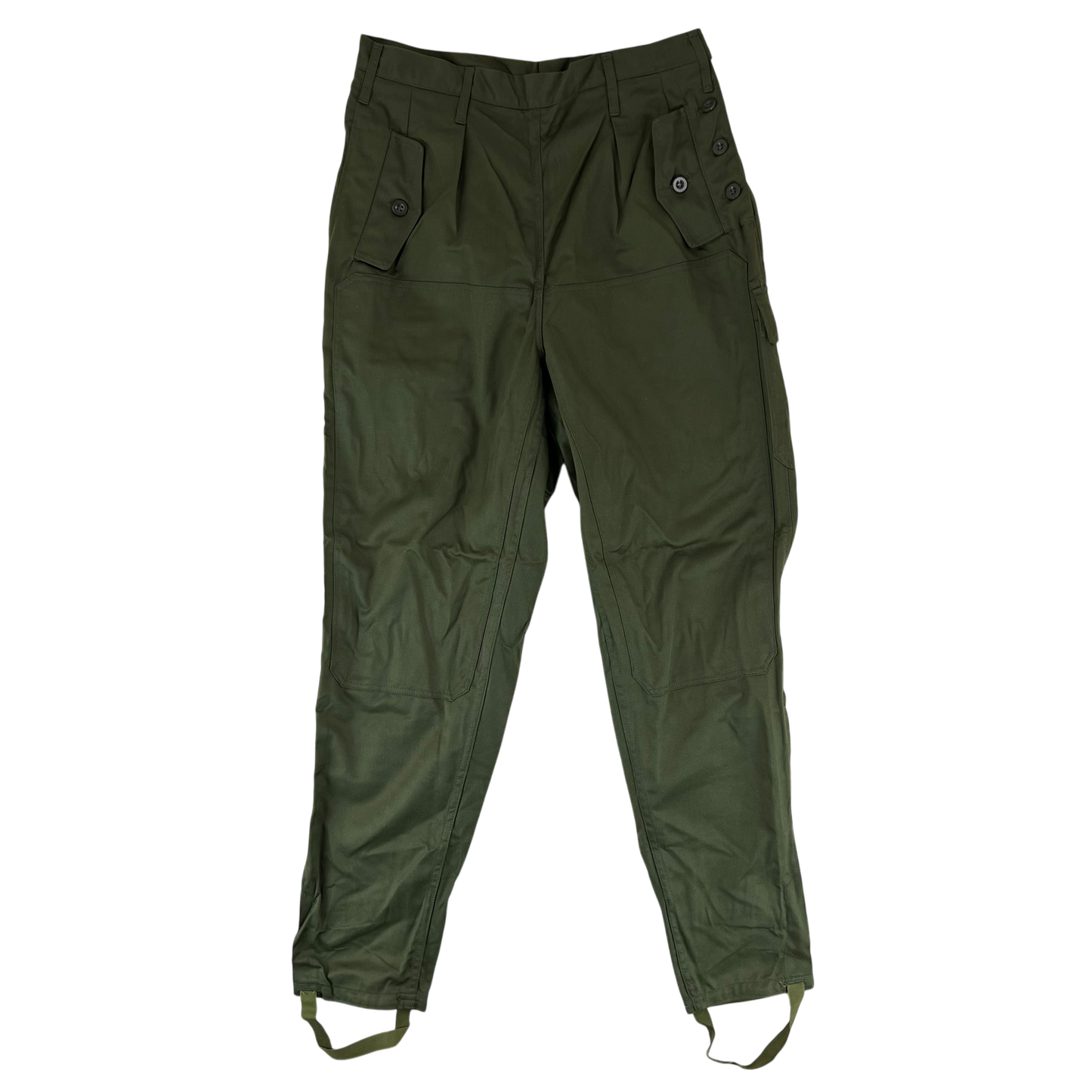 Czechoslovak Army M85 Women's Olive Green Trousers - W31 L30.5