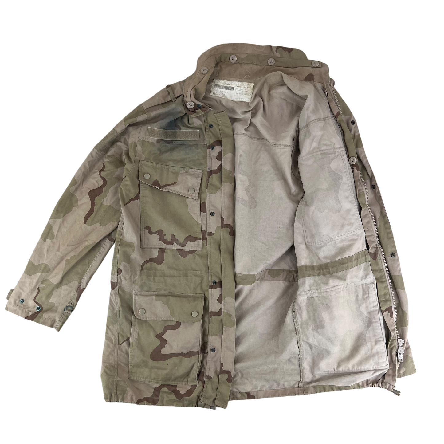 Dutch Army M93 Desert Camouflage Combat Jacket - Large