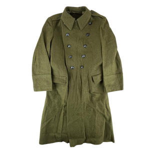 Romanian People's Army Khaki Wool Greatcoat - Medium