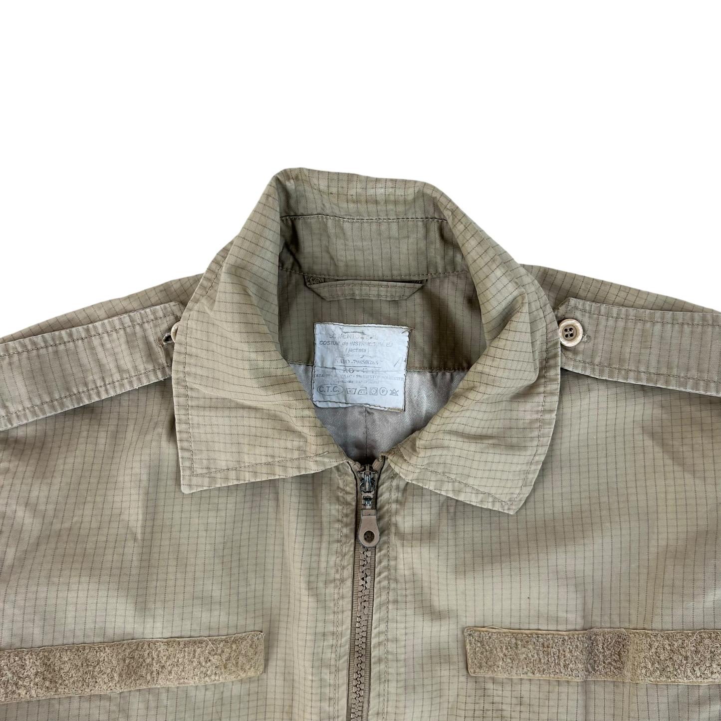 Romanian Army Tan Ripstop Blouson Jacket - Medium