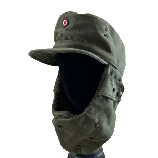Austrian Army Olive Drab Cold Weather Trapper Cap - Medium 58cm