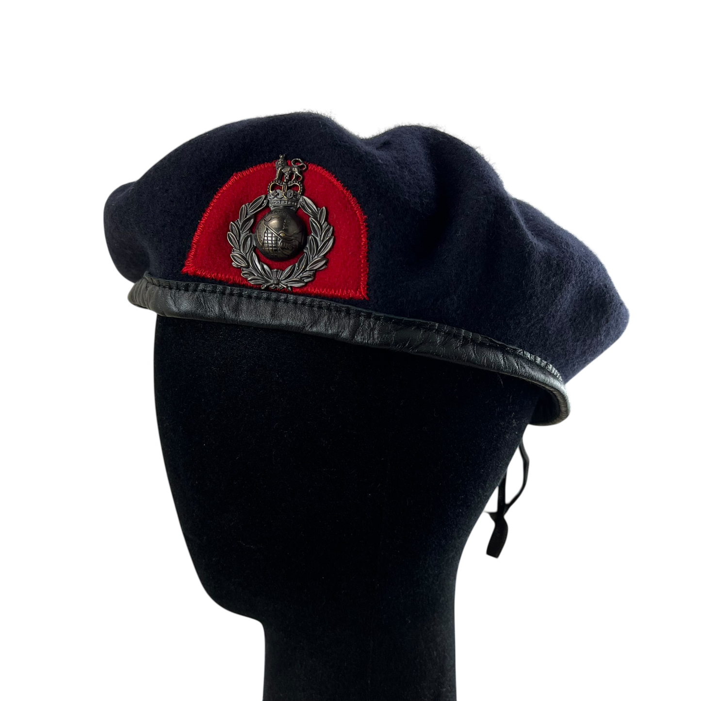 British Royal Marines Beret w/ Badge - Cadets - Medium 58cm