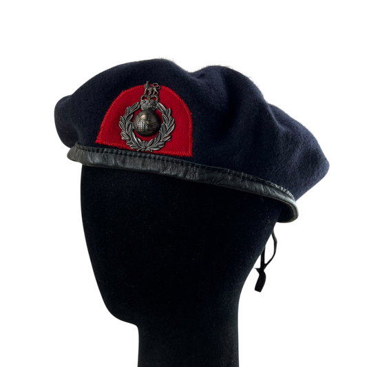 British Royal Marines Beret w/ Badge - Cadets - Medium 58cm