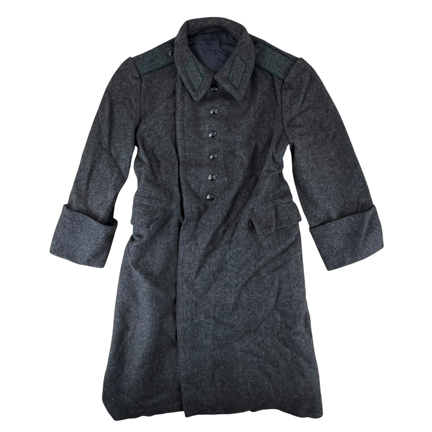 Bulgarian People's Army Grey Wool Greatcoat - Medium