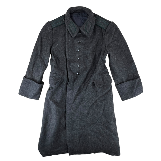 Bulgarian People's Army Grey Wool Greatcoat - Medium