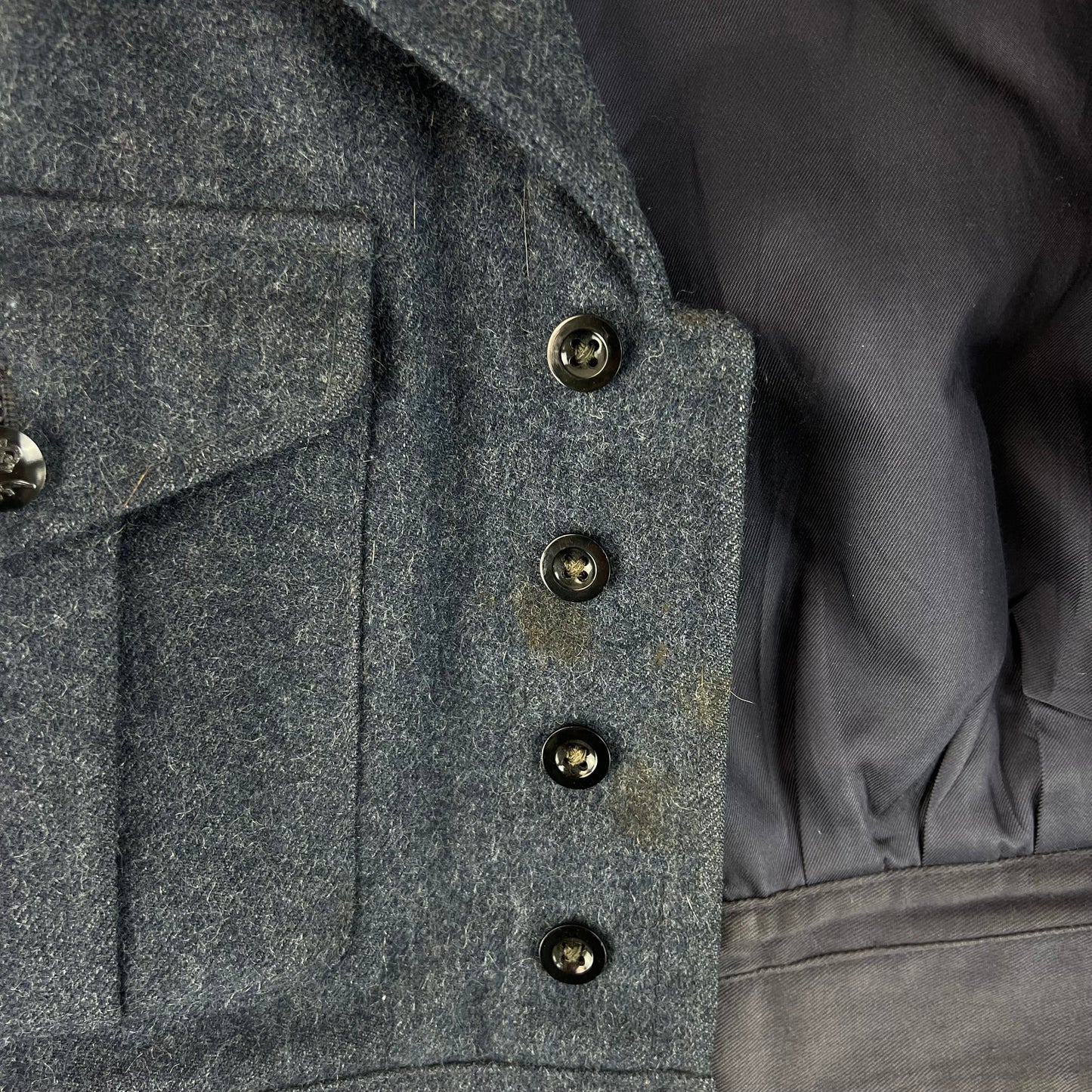 British RAF 60s Ike Battledress Jacket - Medium SIZE 7