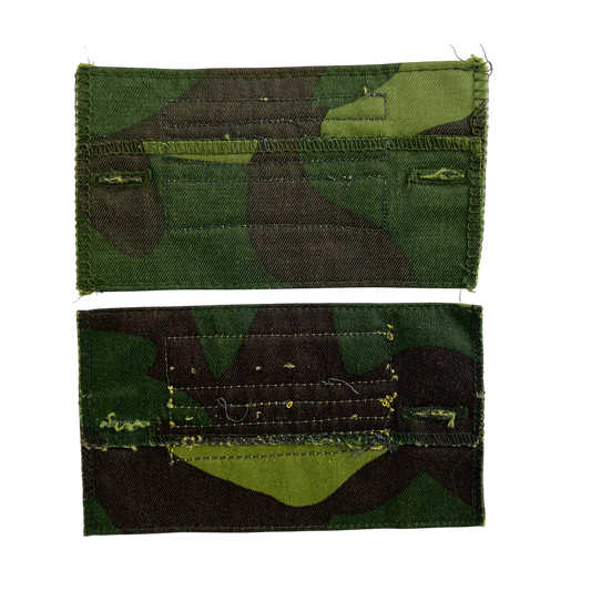 Finnish Army M91 Camo Pair of Senior Lieutenant Rank Cuff Tabs