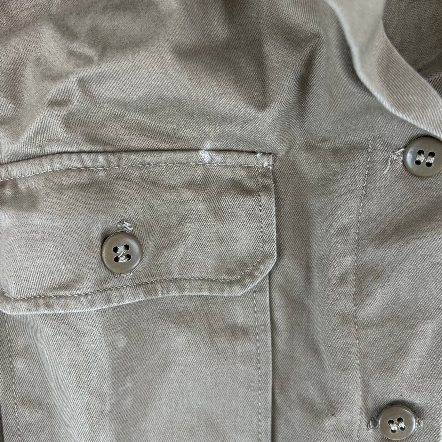 Greek Army M65 Khaki Shirt Short Sleeve - X Small
