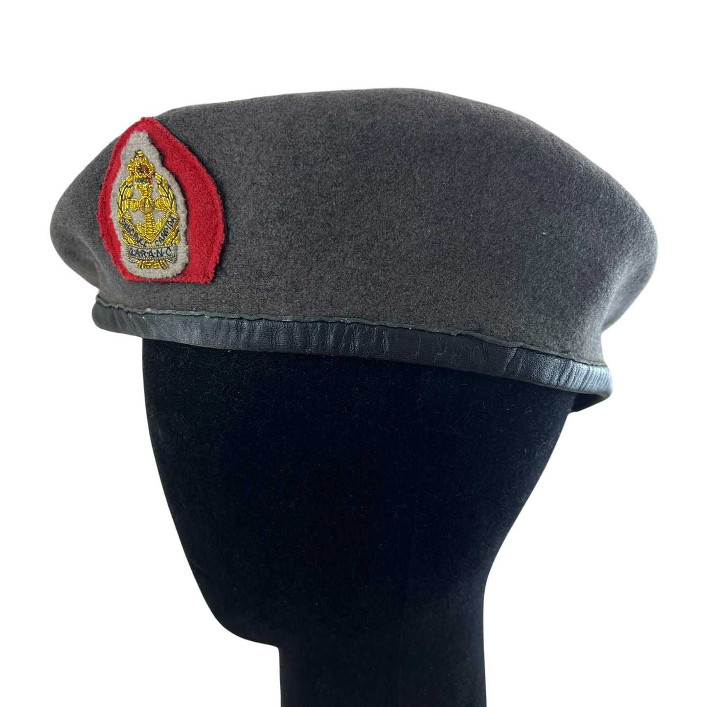 British Army Beret w Sewn Badge - QARANC - Medium