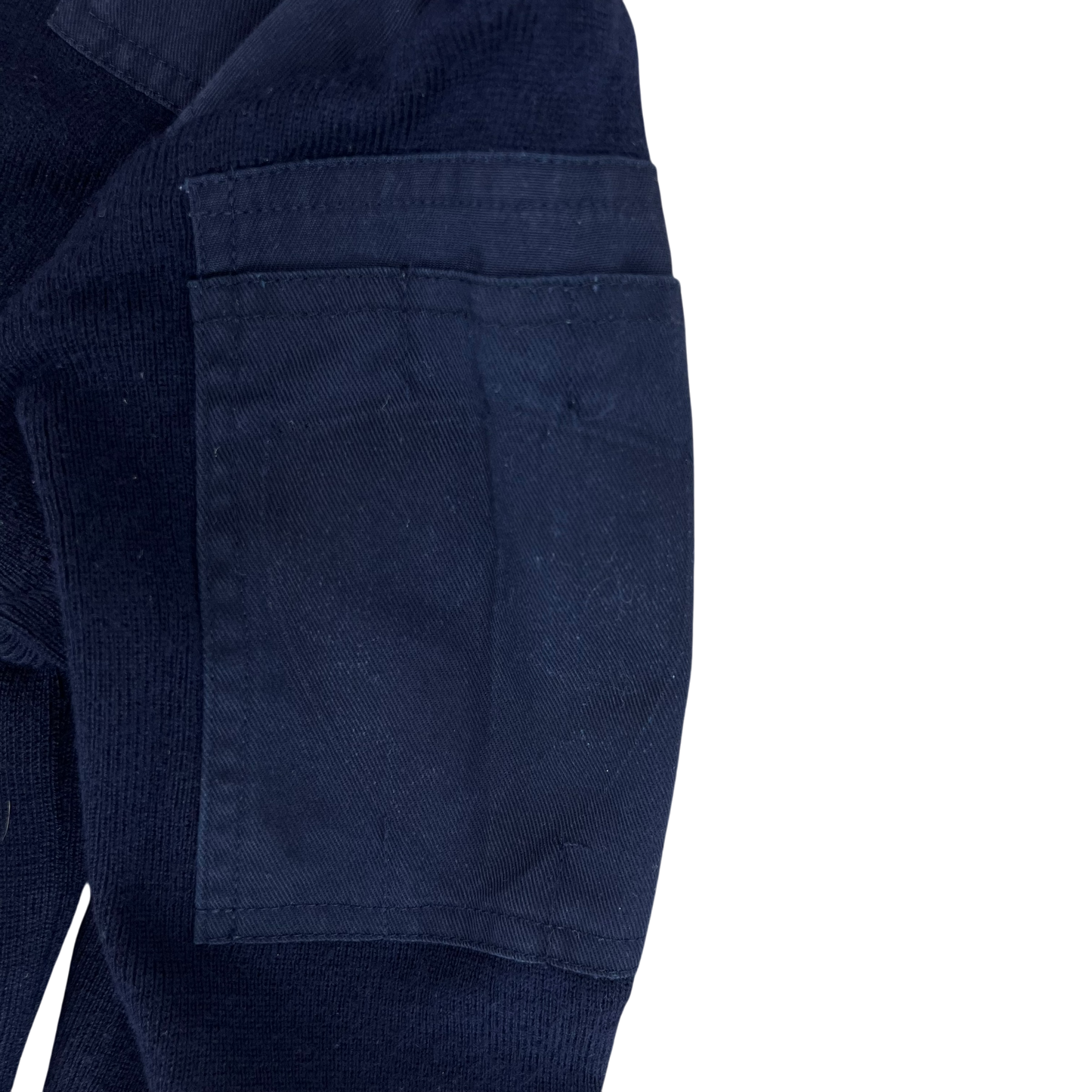 Dutch Navy Blue V Neck Pullover Jumper - Small