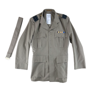 British RAF No. 6 Tropical Dress Jacket w/ Belt - Large 182/112