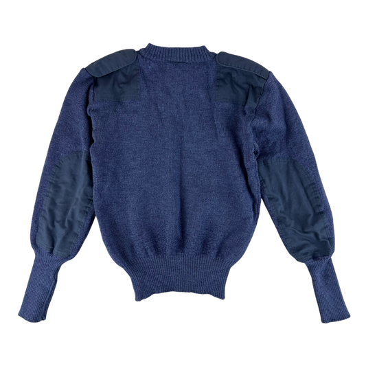 British RAF Wool V Neck Pullover Jersey Jumper - Small 88cm