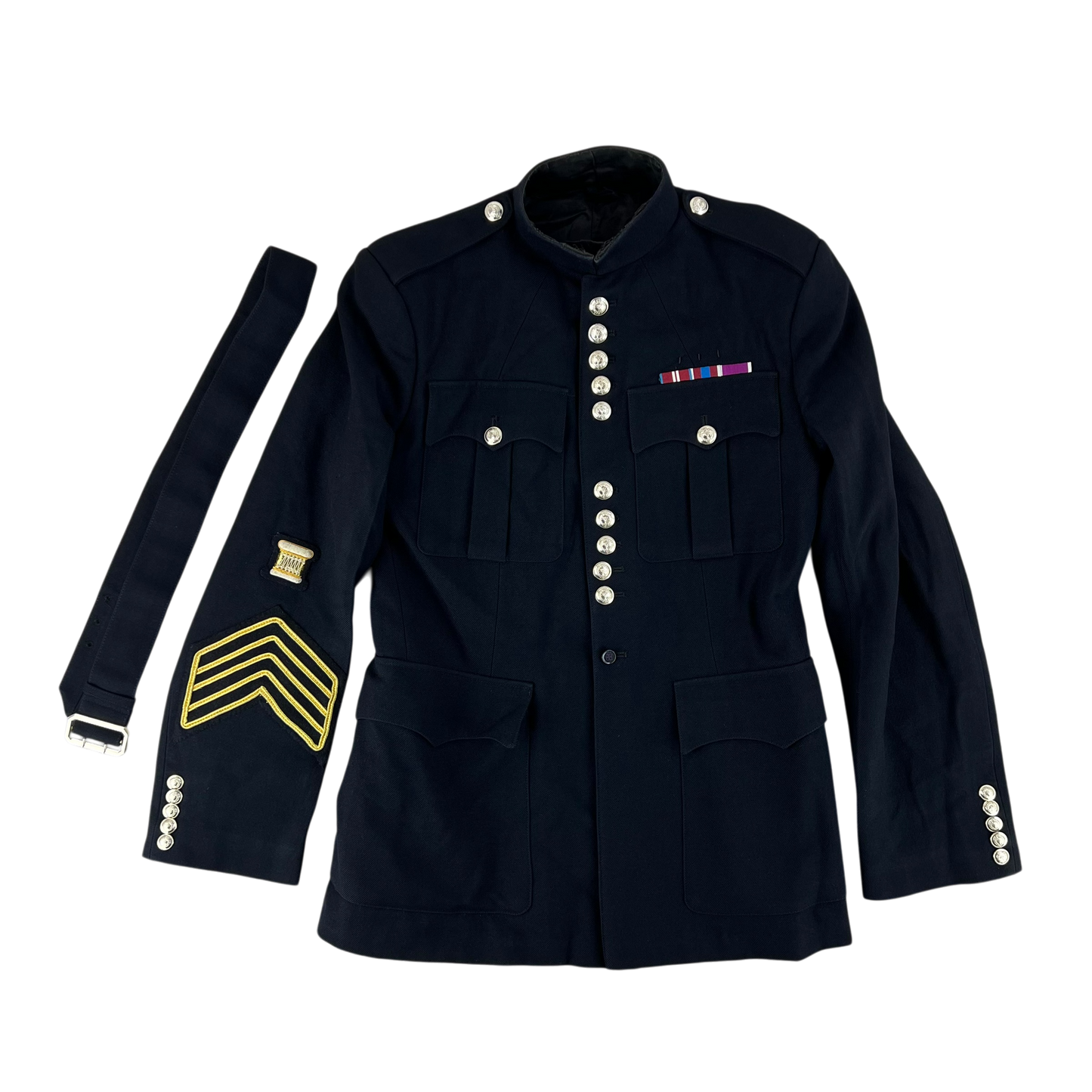 British Army No. 1 Dress Jacket w/ Belt - Welsh Guards - Medium