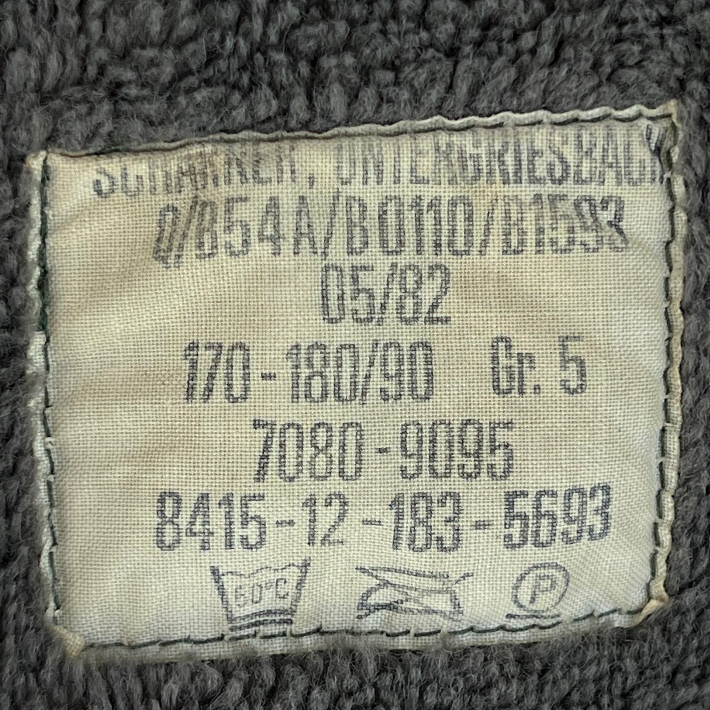 German Army Olive Drab Parka w Thermal Liner - Medium Gr 5