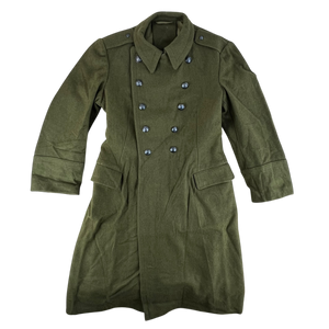 Romanian People's Army Khaki Wool Greatcoat - Medium