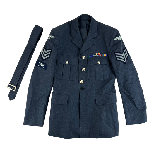 British Royal Air Force No. 1 Dress Jacket w/ Belt - Medium