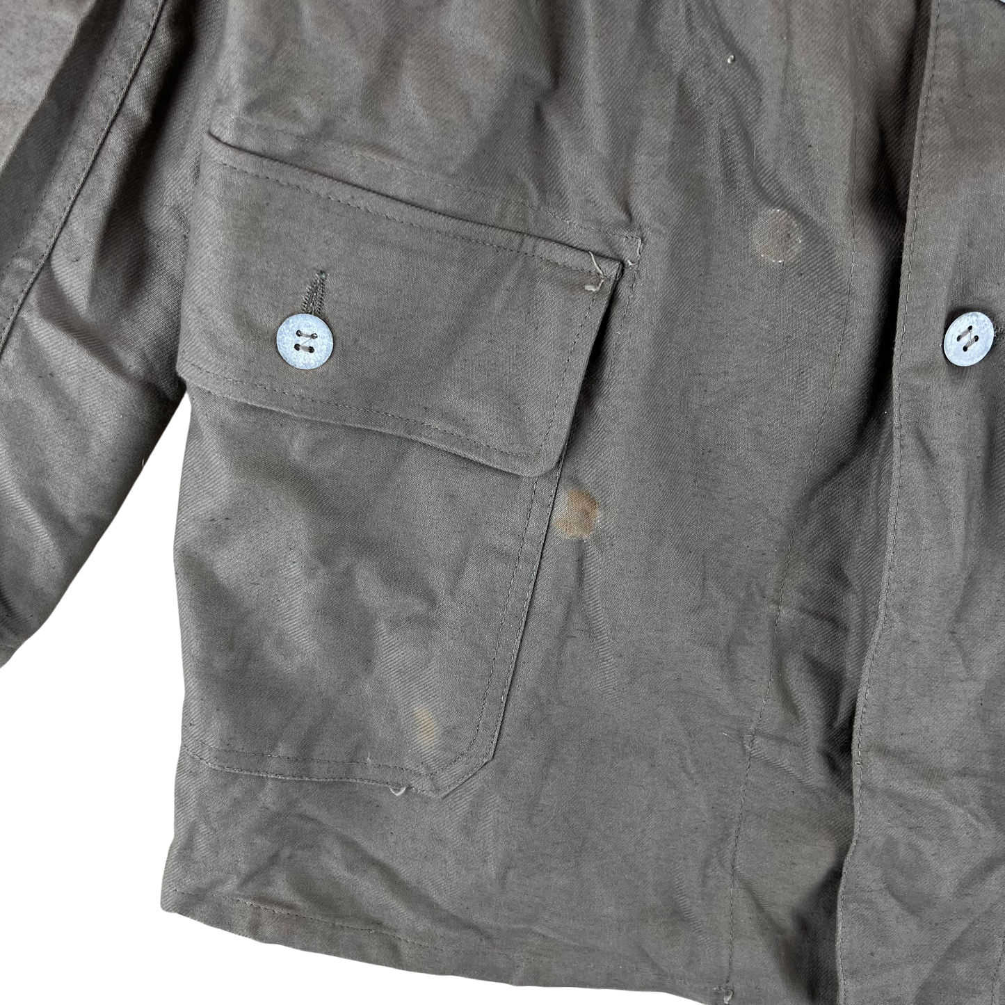 Swedish Army M40 "Grötrock" Brown Work Jacket - Medium