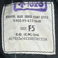 British Royal Navy 60s Blue Serge Coat Sailor's Top - Medium