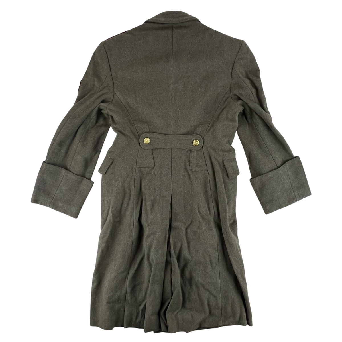 Bulgarian Army Khaki Wool Greatcoat - Medium