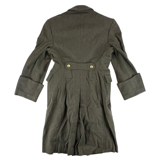 Bulgarian Army Khaki Wool Greatcoat - Medium
