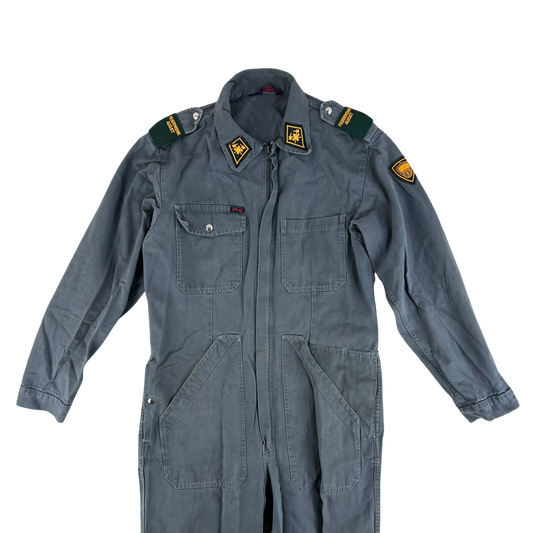 Swiss Army Grey Fire Department Coveralls - Medium