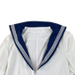British Royal Navy Class II White Jumper Sailor's Top - Medium 170/96
