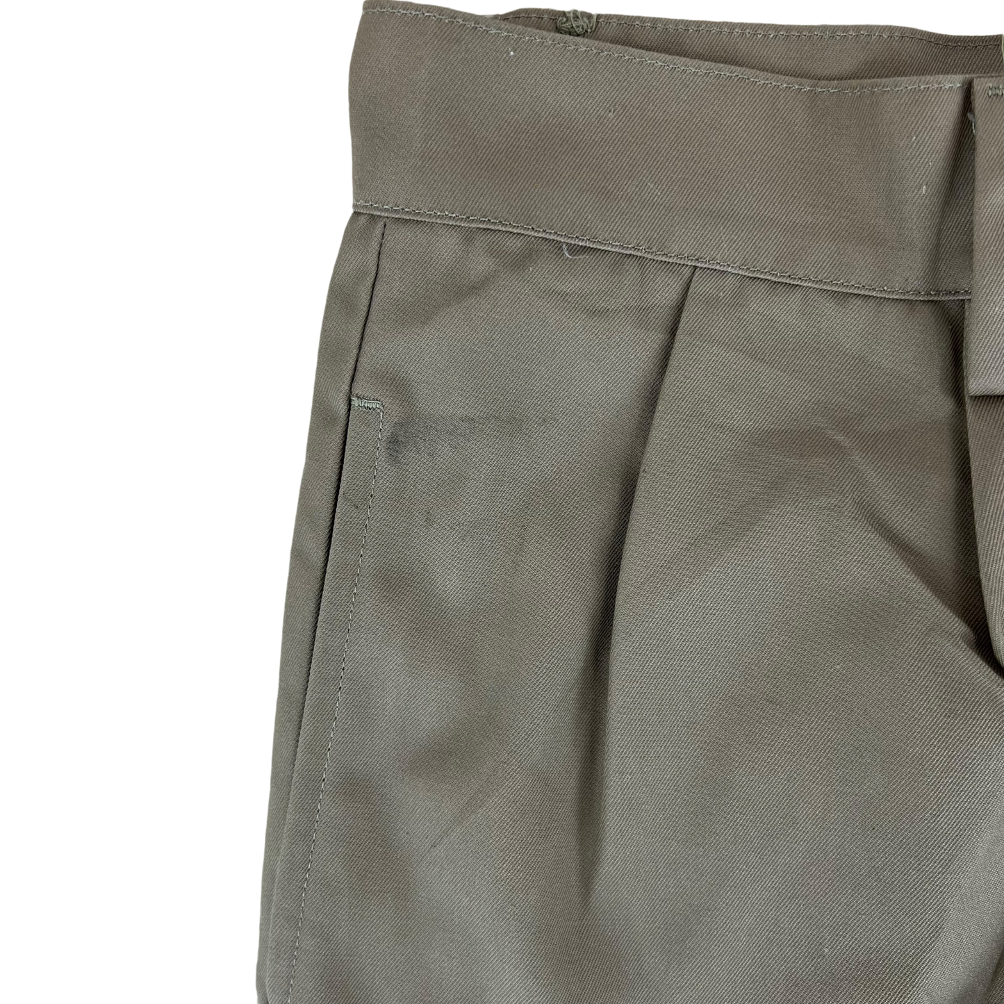 Italian Army Vintage Stone Chino Shorts - W37 L18