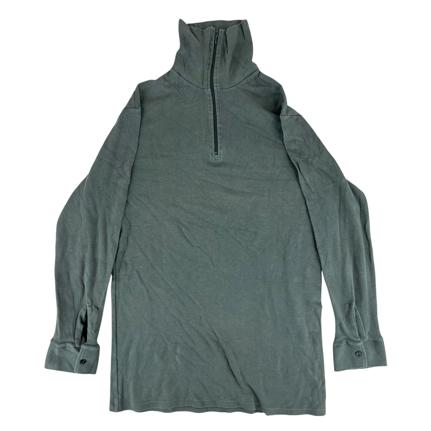 French Army Norgie Pullover 80s Sage Grey - Medium