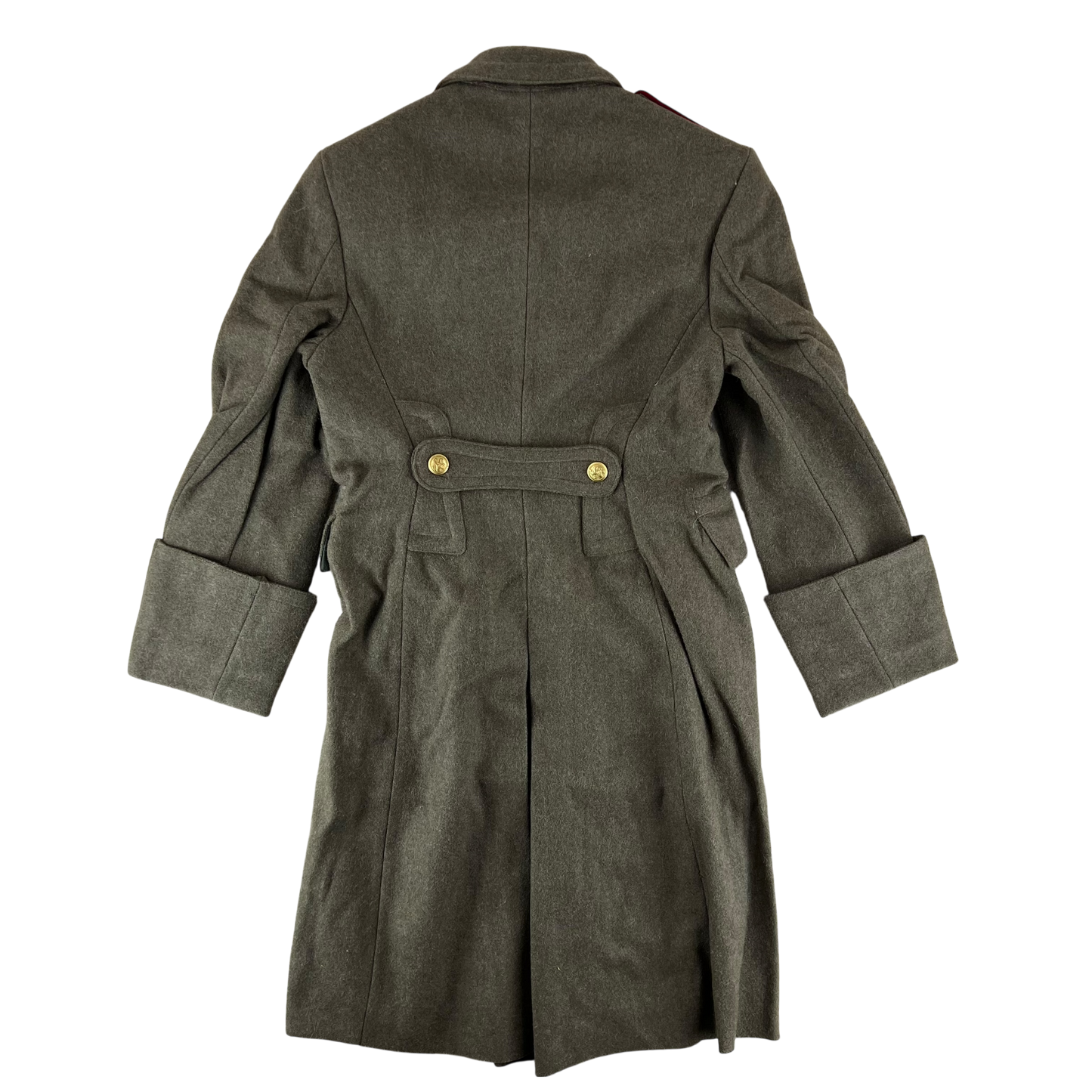 Bulgarian Army Officer's Khaki Wool Greatcoat - Medium