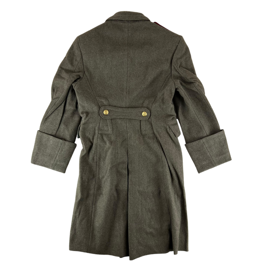Bulgarian Army Officer's Khaki Wool Greatcoat - Medium