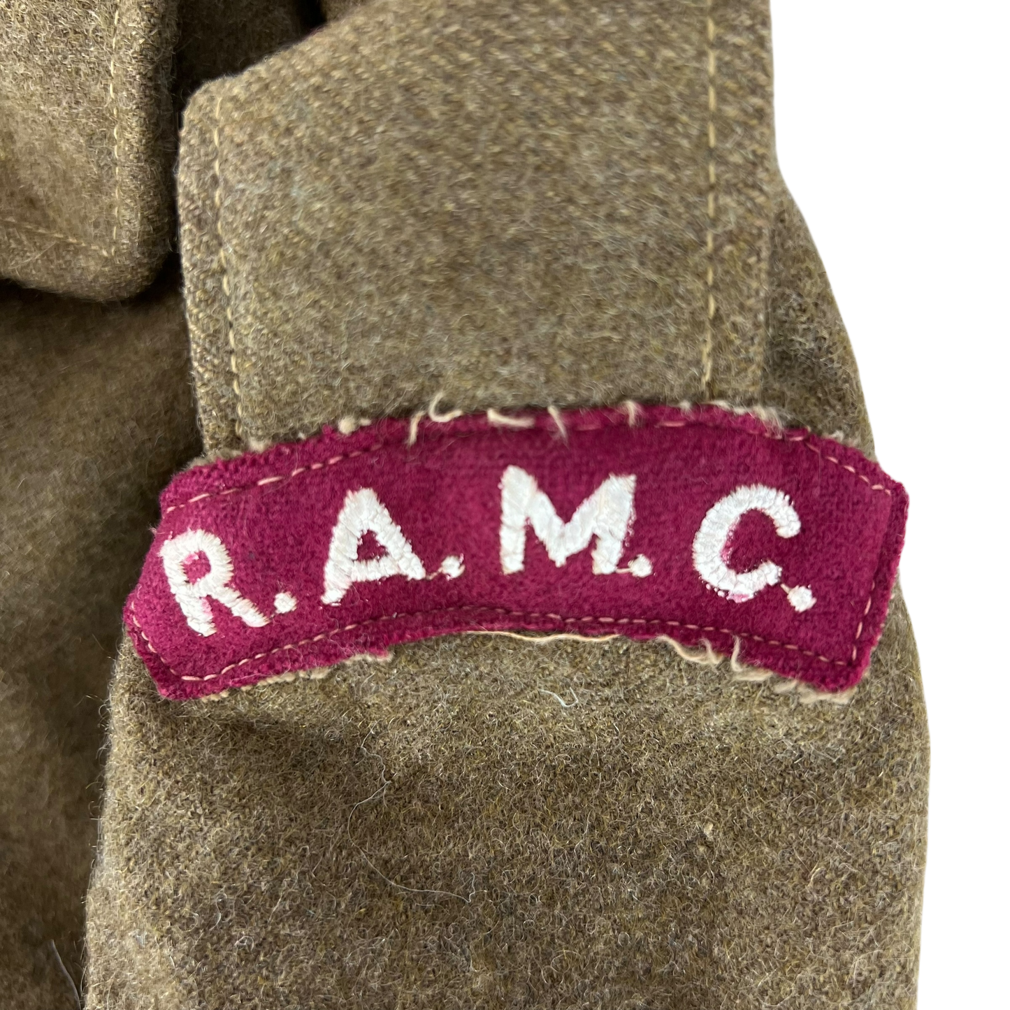 British Army 50s Khaki Ike 1949 Pattern Battle Dress Jacket - RAMC - Small SIZE 7