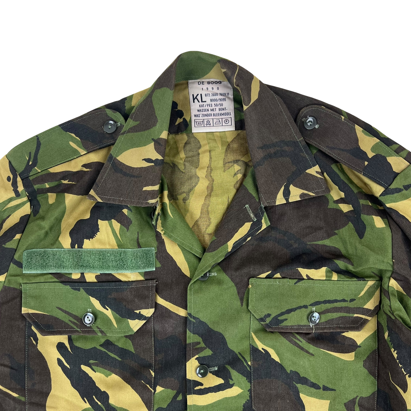 Dutch Army Field Shirt DPM Woodland Camouflage Long Sleeve - Medium