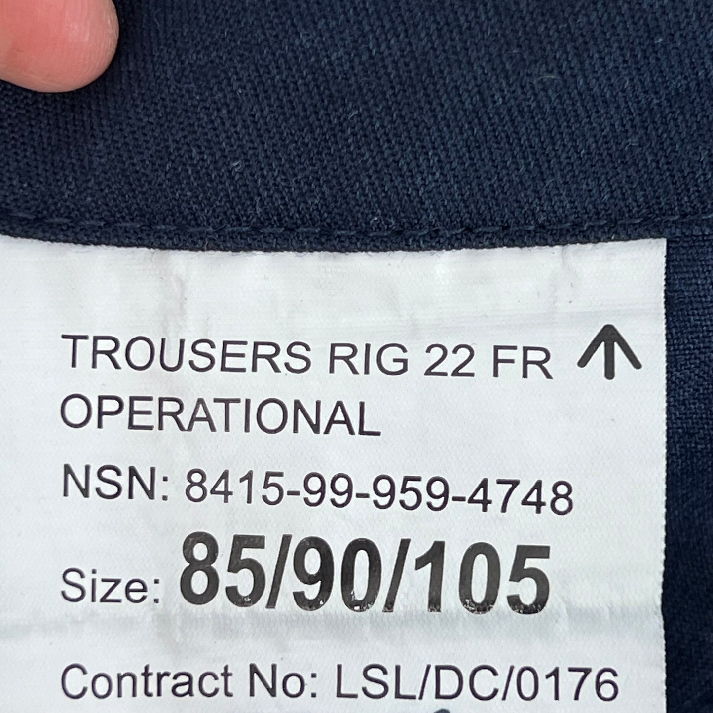 British Royal Navy FR Combat Trousers - W35 L32