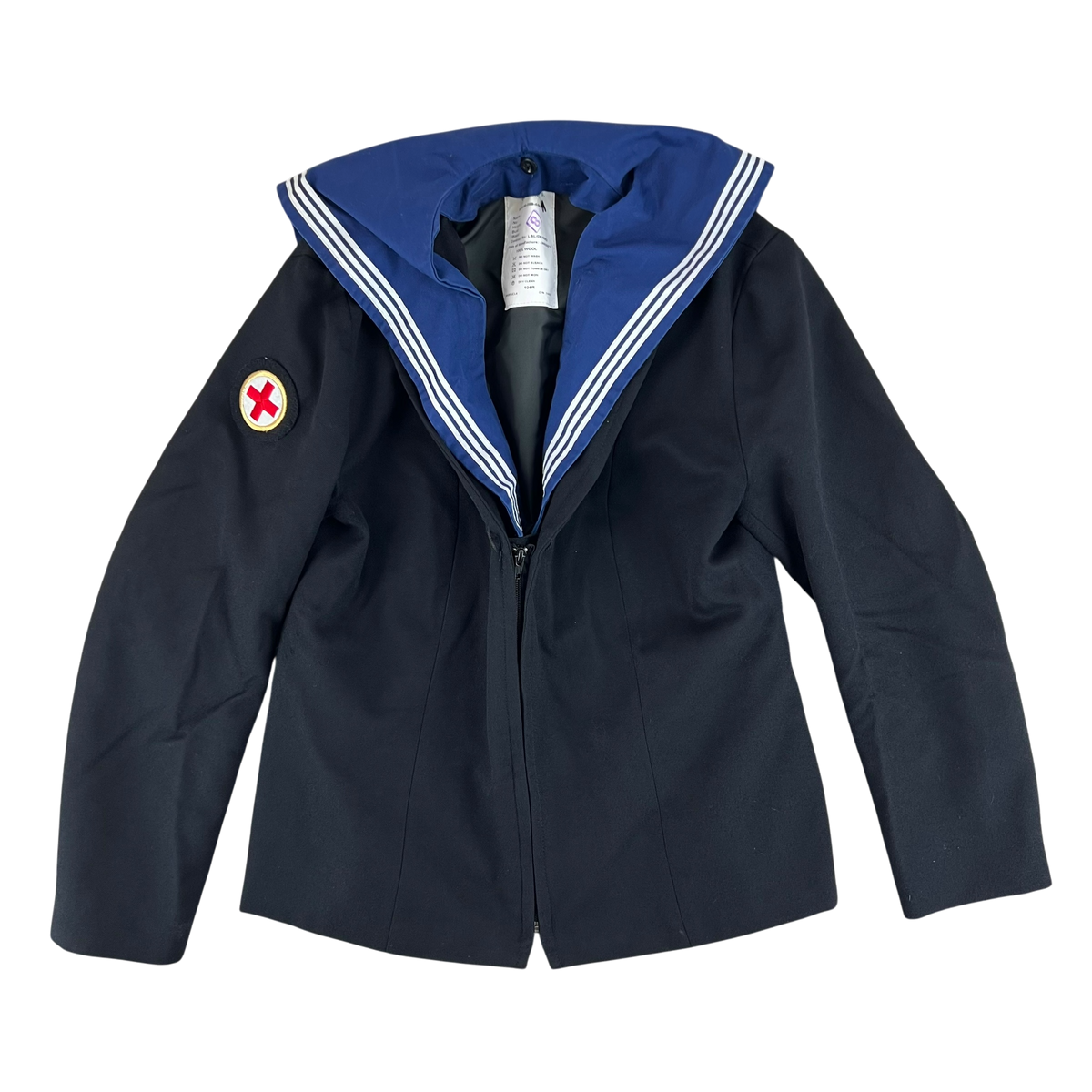 British Royal Navy Women's Class II Jumper Sailor's Top - Medium 104R