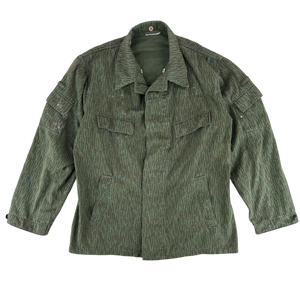 East German Army NVA DDR Raindrop Strichmuster Camouflage Jacket - Medium
