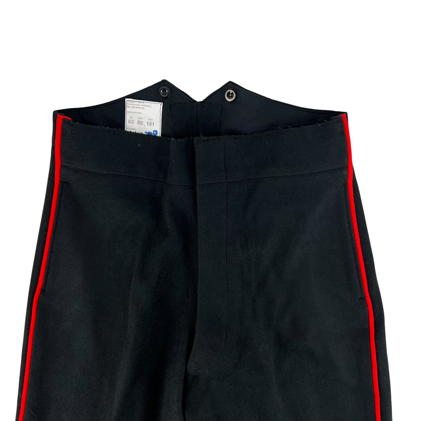 British Army No 1 Dress Footguards Sergeant Musician's R&F Trousers - W33 L32