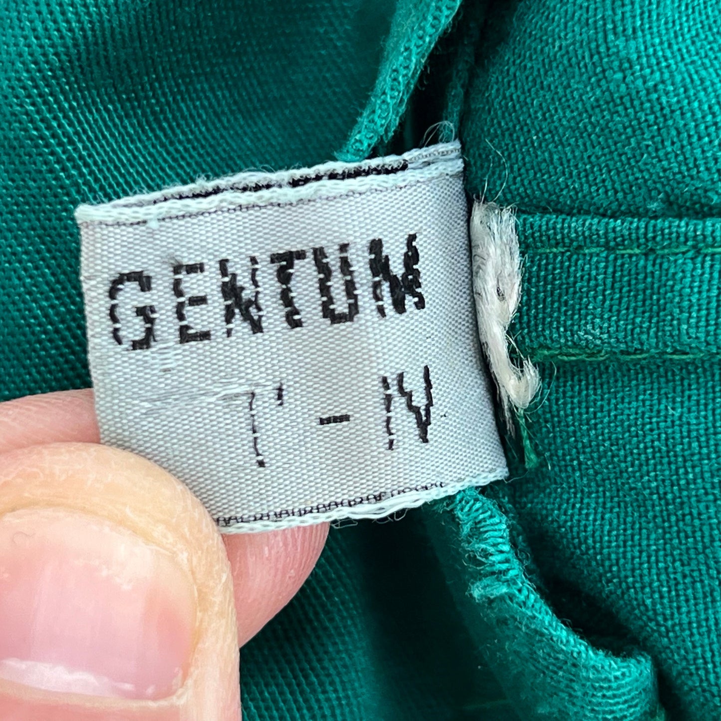 Austrian Army Green Blue Chore Coat - Large