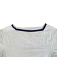 British Royal Navy 40s White Jumper Sailor's Top - Small
