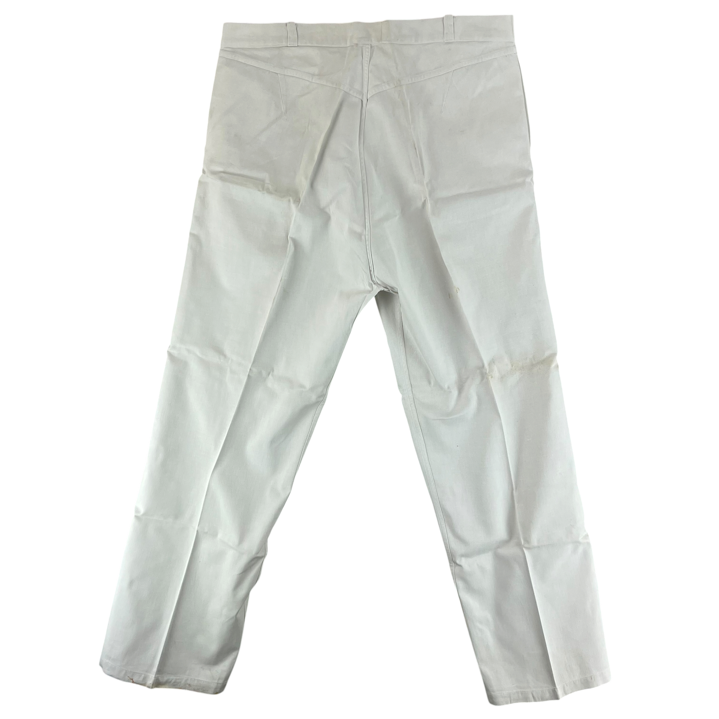 British Merchant Navy 50s Tropical White Trousers - W40 L32.5