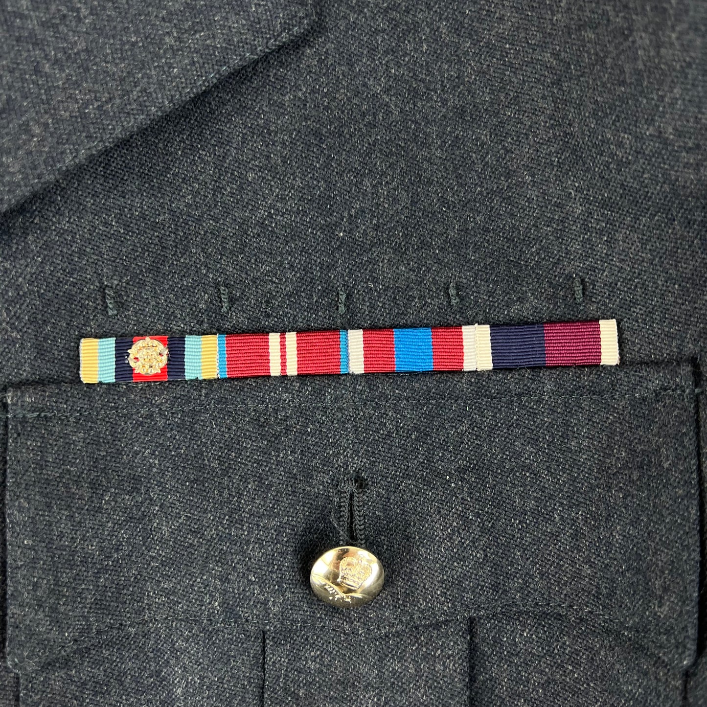 British Royal Air Force No. 1 Dress Jacket w/ Belt - Large 112R