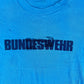 West German Army 70s Blue Training T Shirt - Small
