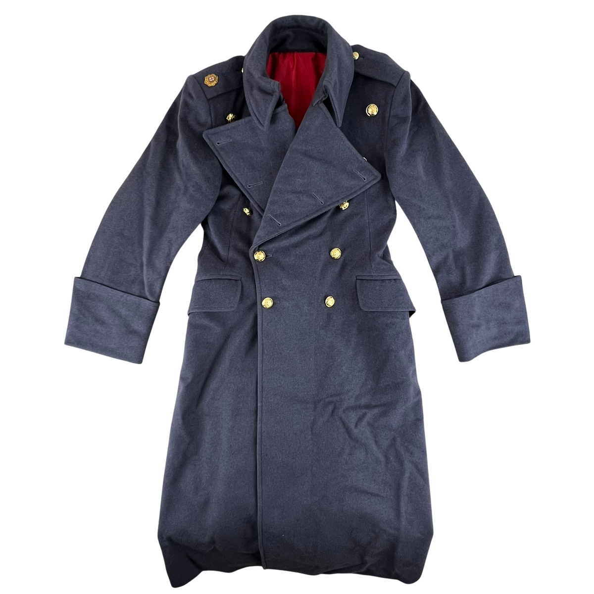 British Army Officer's Double Breasted Wool Greatcoat - Coldstream Guards - Medium