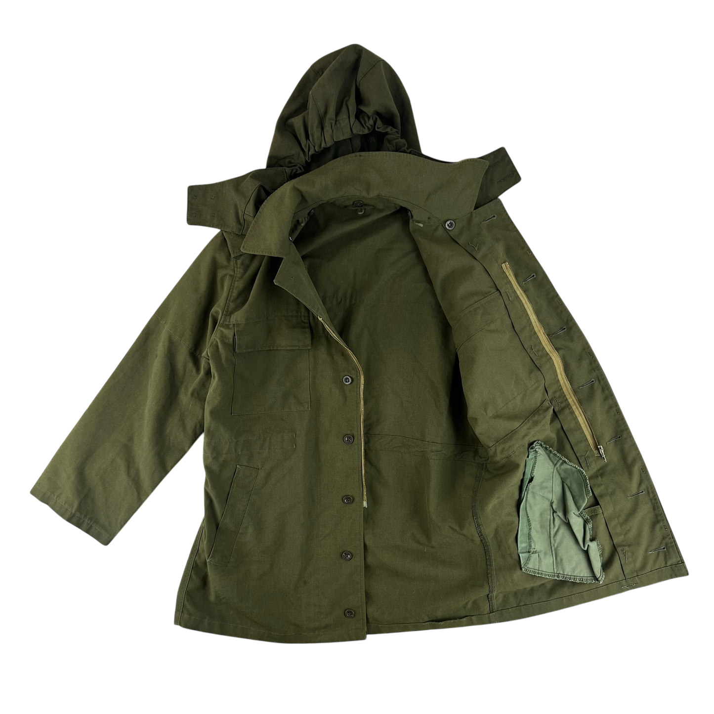 Czechoslovak Army M85 Field Parka Olive Green w/ Hood - Medium 164/94