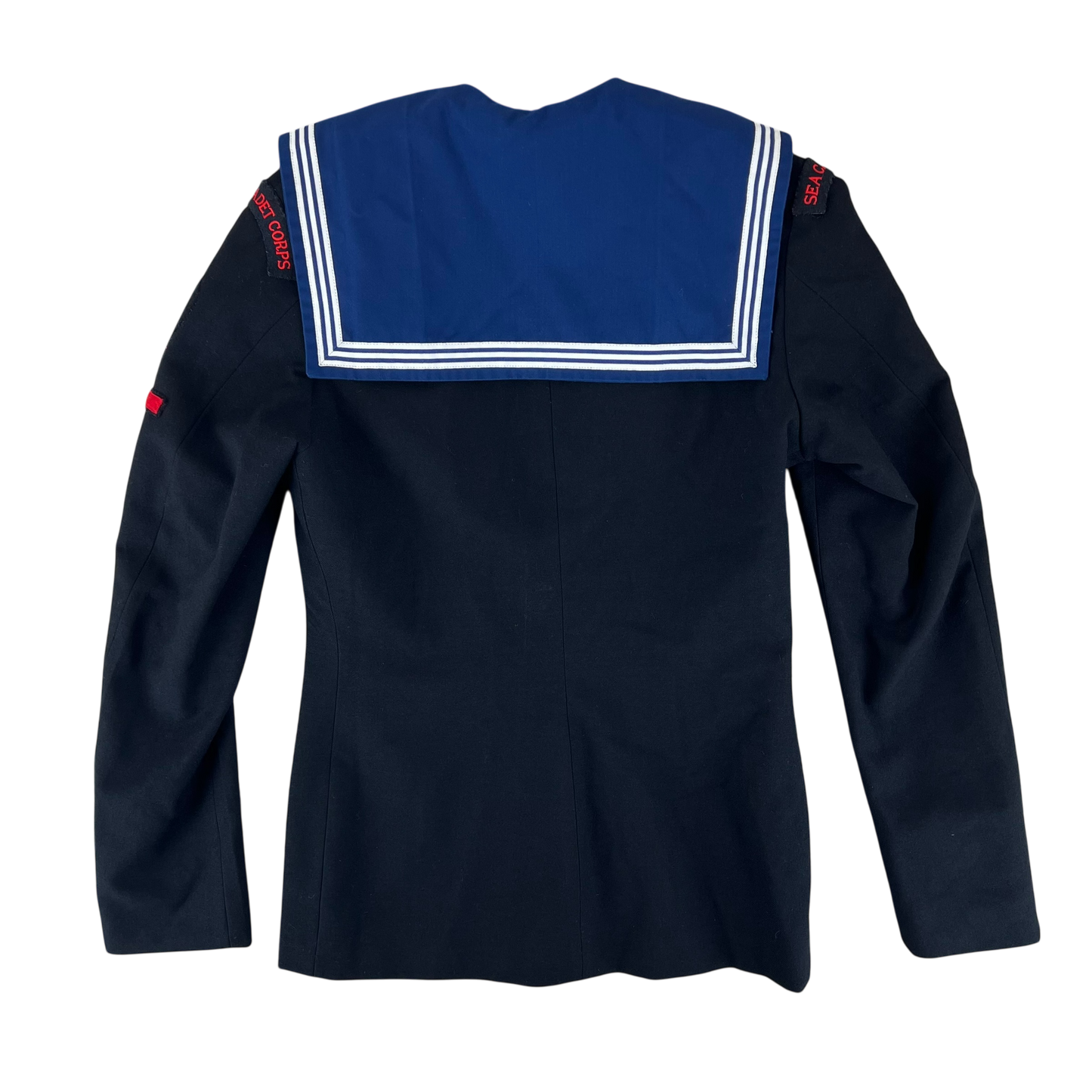 British Royal Navy 80s Class II Jumper Sailor's Top - Medium 182/100