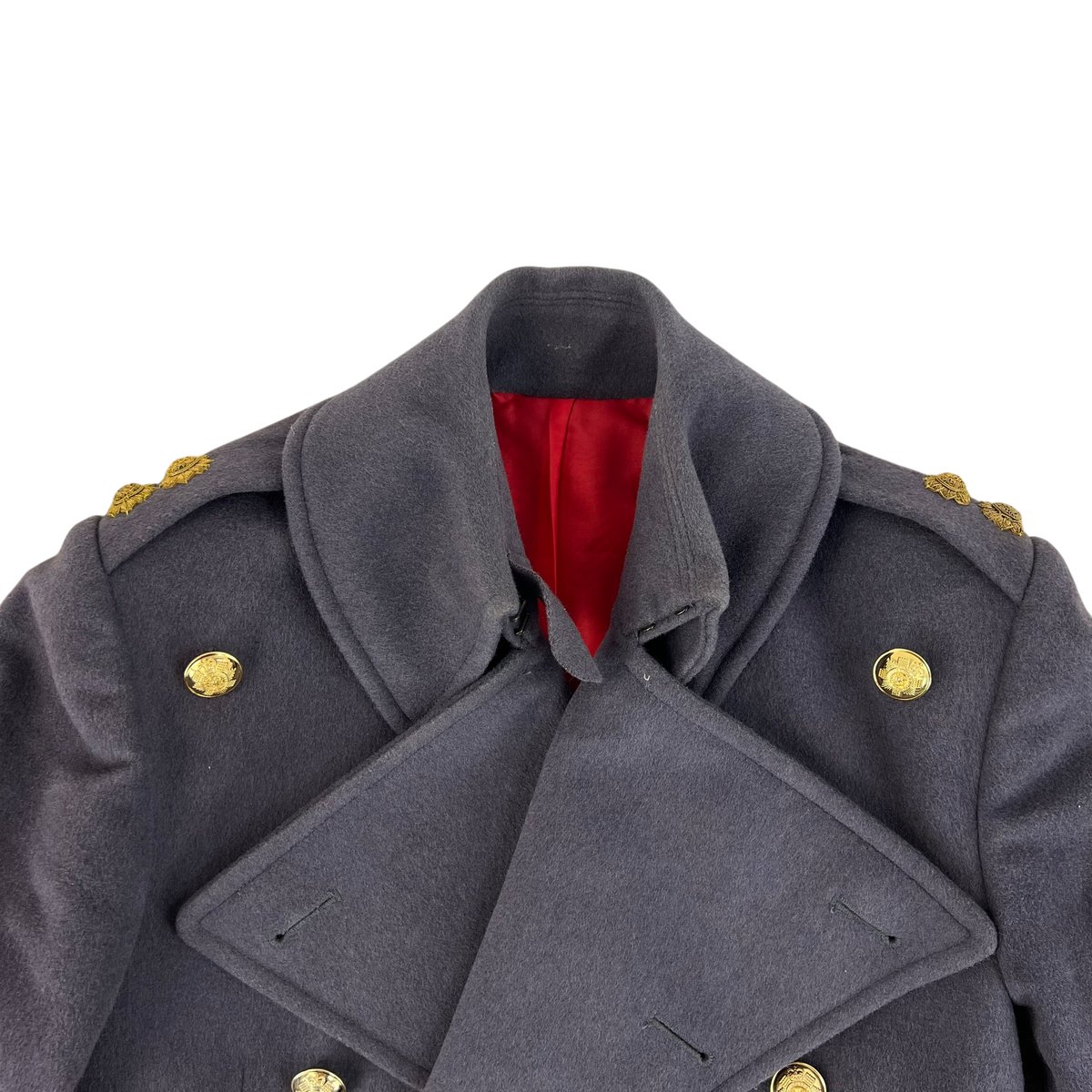British Army Officer's Double Breasted Wool Greatcoat - Scots Guards - Small