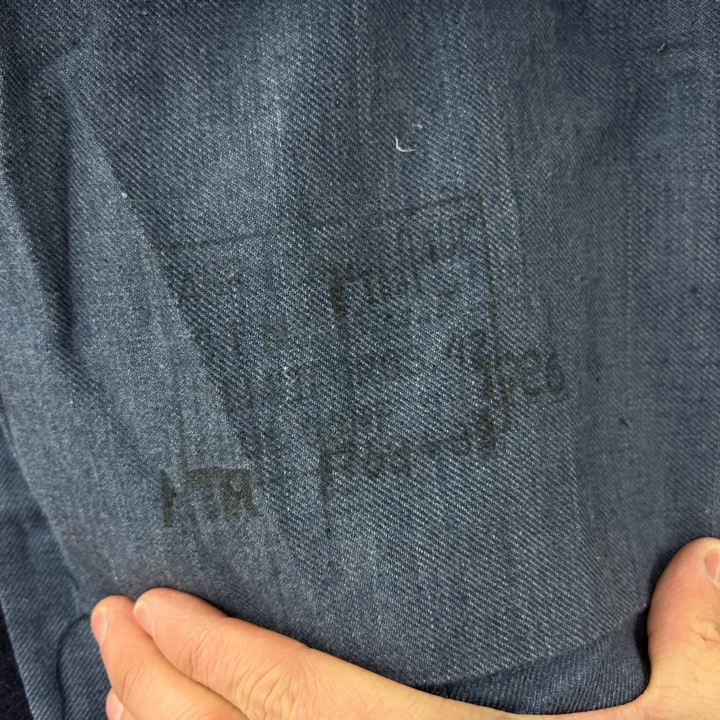 Romanian People's Navy 80's Blue Wool Greatcoat - Small